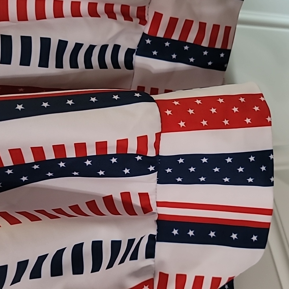 Striped Swim Top - Red, White, and Blue - Picture 6 of 8